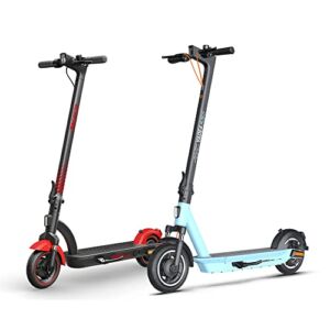 YADEA Electric Scooter Adults, Foldable Commuting Electric Scooters KS5&KS3, 3 Adjustable Speeds, KS5 Max 18.6 MPH, 25 Miles; KS3 Max 15.6 MPH, 19 Miles, Dual Shock Absorption, Front Suspension