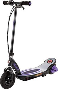 Razor Power Core E100 Electric Scooter for Kids Ages 8+ – 100w Hub Motor, 8″ Pneumatic Tire, Up to 11 mph and 60 min Ride Time, For Riders up to 120 lbs