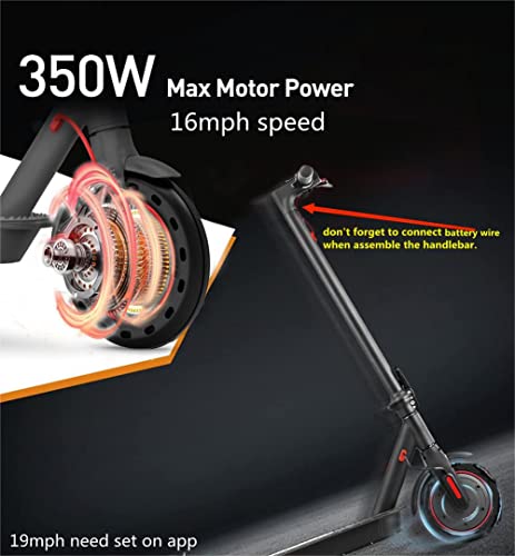 Qmwheel H7 Electric Scooter 18 Mph 21 Miles Range 36V 10Ah Battery 350W Motor 8.5″ Honeycomb Tires Aluminum Alloy Frame,UL Safety Certified,Foldable Electric Scooter for Commuter and Adults. | The Storepaperoomates Retail Market - Fast Affordable Shopping