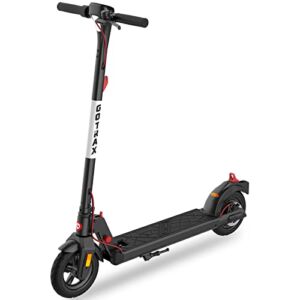 Gotrax APEX XL Commuting Electric Scooter – 8.5″ Air Filled Tires – 15.5MPH & 15 Mile Range Folding E Scooter for Adults Commuters (Black)