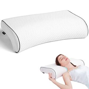 KEEPMOV Cooling Memory Foam Pillow: Ergonomic Cervical Pillow for Neck and Shoulder Pain – Neck Pillows for Pain Relief Sleeping Orthopedic Support Pillow for Sleeping Side Back Stomach Sleeper…