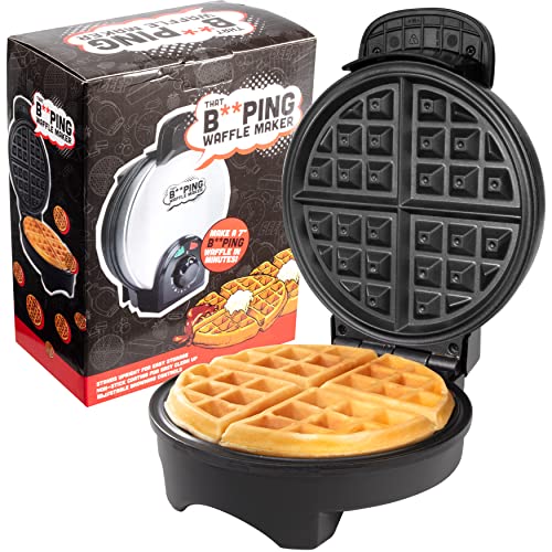 That BEEPING Waffle Maker- Personal 7″ Belgian Waffler that BEEPS when Ready – Electric, Non Stick Griddle Iron w/ Adjustable Browning Control- Unique Gift that Makes Holiday Or Any Breakfast Special | The Storepaperoomates Retail Market - Fast Affordable Shopping