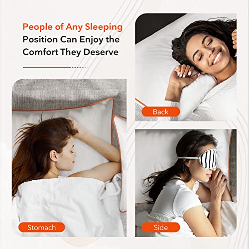 Sweetnight Bed Pillows for Sleeping King Size Set of 2, Adjustable Firm Pillow with Breathable Cover for Side Back and Stomach Sleepers, Down Alternative Filling Luxury Soft Supportive Plush Pillows | The Storepaperoomates Retail Market - Fast Affordable Shopping
