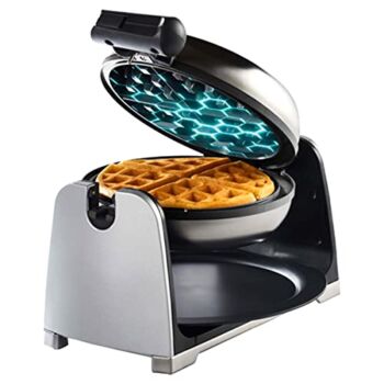 Oster DiamondForce Nonstick Flip Waffle Maker – Silver | The Storepaperoomates Retail Market - Fast Affordable Shopping