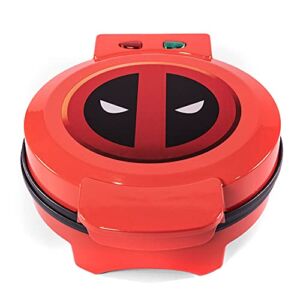 Uncanny Brands Marvel Deadpool Waffle Maker – Merc With a Mouth on Your Waffles- Waffle Iron