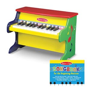 Melissa & Doug Learn-To-Play Piano With 25 Keys and Color-Coded Songbook – Toy Piano For Baby, Kids Piano Toy, Toddler Piano Toys For Ages 3+