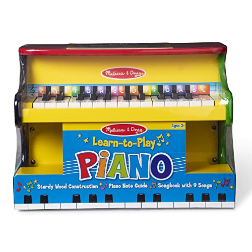 Melissa & Doug Learn-To-Play Piano With 25 Keys and Color-Coded Songbook – Toy Piano For Baby, Kids Piano Toy, Toddler Piano Toys For Ages 3+ | The Storepaperoomates Retail Market - Fast Affordable Shopping