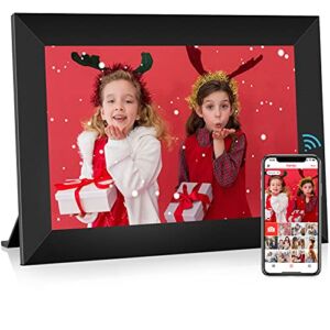 SAMMIX Digital Picture Frame Digital Photo Frame WiFi 10.1 Inch IPS Touch Screen, 16GB Storage, Auto-Rotate,Share Photos and Videos via Free App