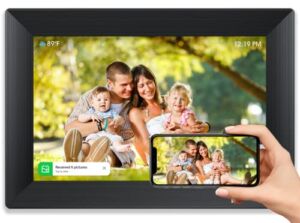 Digital Picture Frame, 10.1 Inch WiFi Digital Photo Frame IPS HD Touch Screen Smart Photo Frame with 16GB Storage, Auto-Rotate, Share Photos from Anywhere – Gift for Friends and Family