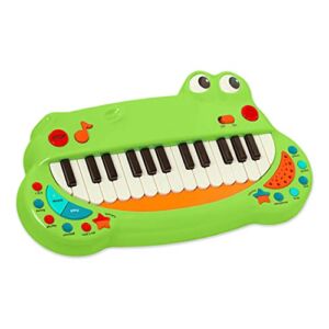 Battat – Toddler Piano Toy – Musical Instrument for Kids, Children – Animal Keyboard Piano with 5 Instrument Settings – Crocodile Piano – 2 Years +