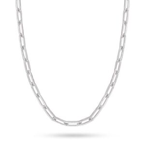 Pori Jewelry 3mm, 3.5mm, 4mm, 6mm Paperclip Chain Necklace- Sizes 16″-36″ (3MM, 18″)