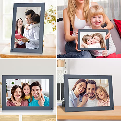 FULLJA 10 inch WIFI Digital Picture Frame Touch Screen IPS HD Display, Smart Digital Photo Frame, 16GB Storage, Auto-Rotate, Motion Sensor, Share Photos and Videos via iOS or Android App, Email, Cloud | The Storepaperoomates Retail Market - Fast Affordable Shopping