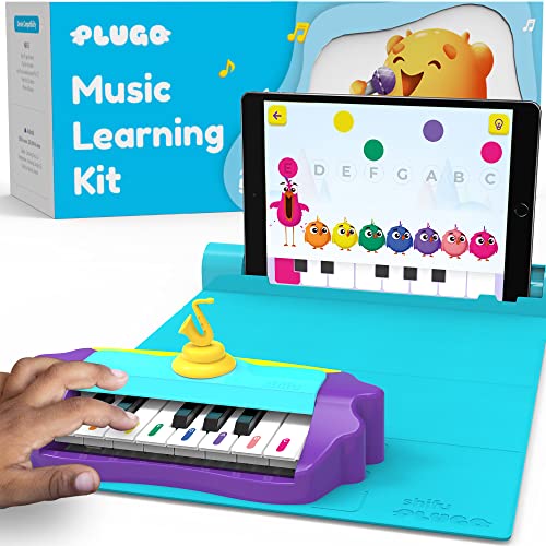 Plugo Tunes by PlayShifu – Piano Learning Kit | Musical STEAM Toy for Ages 4-10 – Music Instruments Gift for Boys & Girls (Works with iPads, iPhones, Samsung tabs/Phones, Kindle Fire) | The Storepaperoomates Retail Market - Fast Affordable Shopping