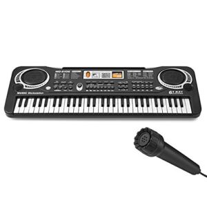 ROFAY Electric Keyboard Piano for Kids – Portable 61 Keys Multi-Function Musical Instruments Early Learning Toys for Boys and Girls