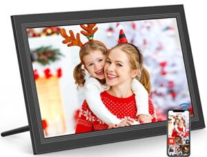 15.6inch Digital Picture Frame- large Digital Photo Frame With1920*1080 IPS Touch Screen Full HD Disply,Built-in large Storage,Wall-Mounted,WiFi Smart Frame Share Photos and Videos via Free FRAMEO App