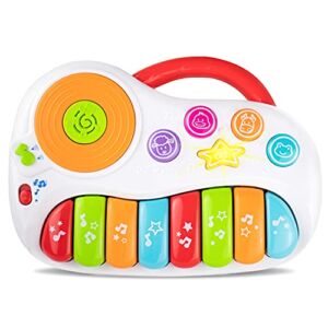 Play Piano Baby Toy with DJ Mixer – Toddler Piano Musical Instruments for Educational Development. Electronic Play Piano for 1,2,3,4,5 Years Kids