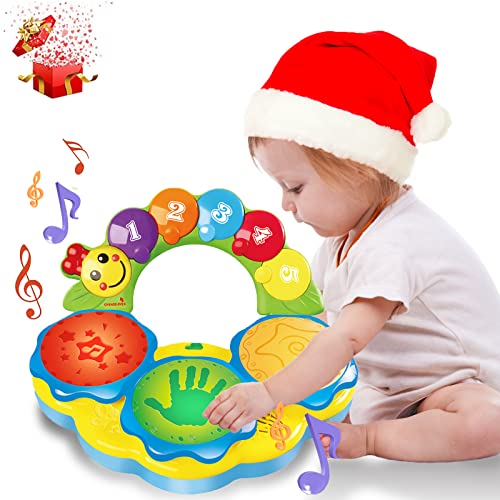 Musical Drum Piano Baby Toys 6 to 12 Months Baby Toys 12 to 18 Months Infant Toys Early Education Music/Lights/Funny Sounds Christmas Birthday Gifts Toys for 1 2 3 4 Year Old Boys | The Storepaperoomates Retail Market - Fast Affordable Shopping