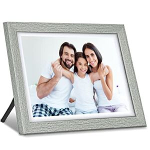 Digital Photo Frame, HAOVM 10.1 Inch USB Digital Picture Frames – HD IPS Display with 16GB Storage, Auto-Rotate, Wall Mountable, Easy Setup to Share Photos and Videos via Email, Cloud, Free APP