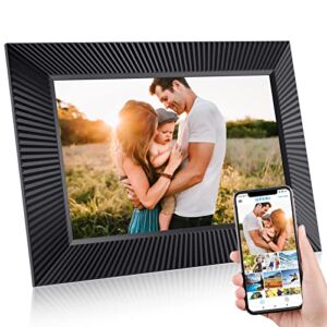 Digital Photo Frame Blviit 10.1 inch IPS HD Touch Screen Display Digital Picture Frame 2.4GHz WiFi Photo Frame with 16GB Storage to Share Photo via APP TF Card Email Gift Cloud for Friends and Family