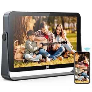 KODAK WiFi Digital Photo Frame,4000mAh Battery,32GB Storage,10.1 Inch 1920×1200 Touch Screen Cloud Digital Picture Frame 2.4GHz WiFi, Auto-Rotate, KODAK APP, Gift for Friends Family