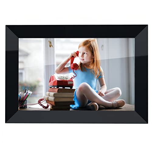 Frameo Digital Photo Frame WiFi 10.1Inch HD 1280×800 Touch Screen IPS Display 16GB Storage Automatic Rotation with iOS and Android Frameo App Best for Parents and Family | The Storepaperoomates Retail Market - Fast Affordable Shopping