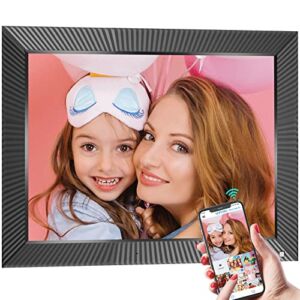 17-Inch Digital Picture Frame Dual-WiFi Digital Photo Frame – Fullja Large HD Electronic Photo Album, Auto-Rotate, Built in 32GB Memory, Wall Mountable, Instantly Share Photos/Videos via APP, Email