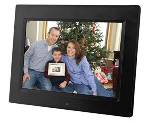 8 inch Digital Photo Frame & Multimedia Player – Display Videos & Photos & Set Music to Play. Includes 4GB Internal Storage, SD Card & USB Connections, & a Variety of Transition Effects
