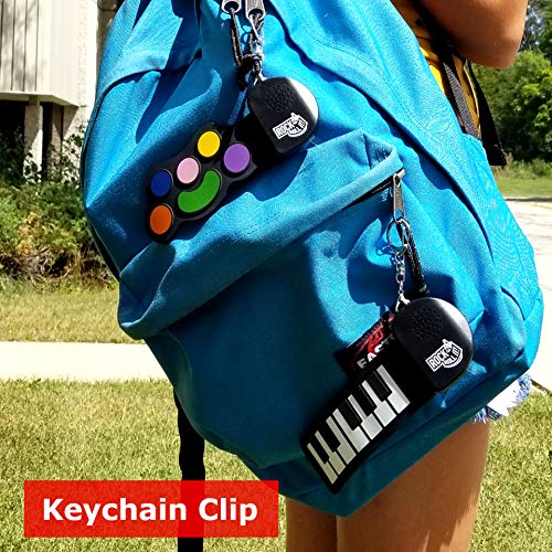 Rock And Roll It – Micro Piano. Real Working & Playable Piano Keychain. Hang on a Backpack & Play Anywhere! Mini Size Black/White Finger Piano Pad. Tiny Silicone Electronic Keyboard. Battery Included | The Storepaperoomates Retail Market - Fast Affordable Shopping