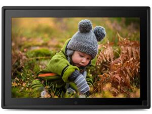 Neumi 10-Inch Wide Screen Digital Photo Frame with Motion Sensor, IPS LCD Panel, 16:9 (Black)