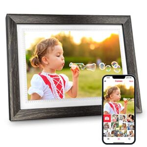 10.1 Inch WiFi Digital Picture Frame, Portrait or Landscape, 1920 * 1080 FHD Resolution Digital Photo Frame, Remote Control, Free Storage, Gift for Friends and Family