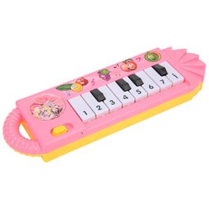 Small Music Piano Toy, Stylish Wonderful High Sensitivity Music Piano Toy Cute Cartoon Pattern for Foster an Interest in Music(Pink)