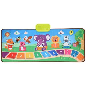Dpofirs Baby Musical Mats, Musical Toys Child Floor Piano Keyboard Mat with 9 Piano Function Keys Birthday Gift Toys for Baby Girls Boys Toddlers
