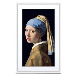 Meural Canvas II – the Smart Art Frame with 27 in. HD Digital Canvas that Renders Images and Photography in Lifelike Detail | 19X29 White Frame | WiFi-Connected | Powered by NETGEAR (MC327WL)