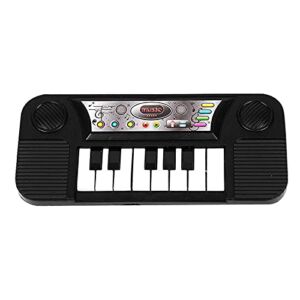 GserGdK 8 Multi-Function Instrument Kids 5-10 for Kids Gifts Keys for Ages Keyboard Keyboard Electronic Musical Portable Teaching Toys Piano Education Toy for 3 Year Old Boys (Black, One Size)