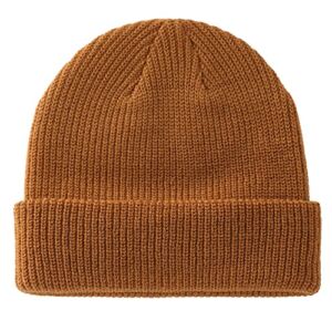 Connectyle Classic Men’s Warm Winter Hats Acrylic Knit Cuff Beanie Cap Daily Beanie Hat (Camel)