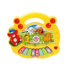Birdeem Toddler Piano Toy – Musical Instrument for Kids, Children – Animal Keyboard Piano WithInstrument Settings – 2 Years + C7D (B)