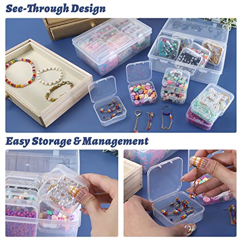 26 Pack Mini Clear Plastic Bead Storage Containers Organizers with Lids Diamond Painting Storage Cases for Small Items Jewelry Beads Art Accessories Organizing Bin Box for Crafts Screws Drill Keepers | The Storepaperoomates Retail Market - Fast Affordable Shopping