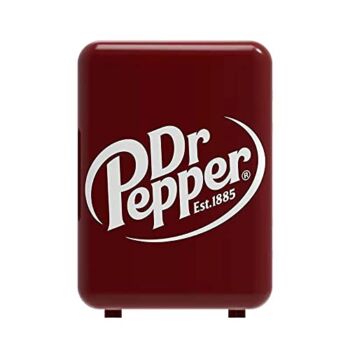 CURTIS MIS135DRP DR. Pepper Mini Portable Compact Personal Fridge Cooler, 4 Liter Capacity, 6 Cans, Makeup, Skincare, Freon-Free & Eco Friendly, Maroon | The Storepaperoomates Retail Market - Fast Affordable Shopping