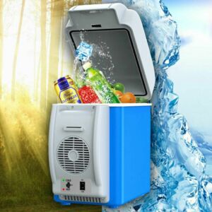 Mini Fridge Compact Personal Cooler Fridge 7.5 Liter AC/DC Portable Thermoelectric Cooler and Warmer Refrigerators for Bedroom Car Home Travel,Portable Fridge for Skin Care Beverage Foods Medications