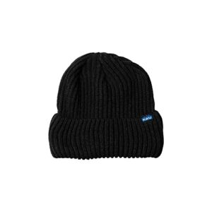 KAVU Trawler Hat Fisherman Style Beanie Knit Ski Cap-Black