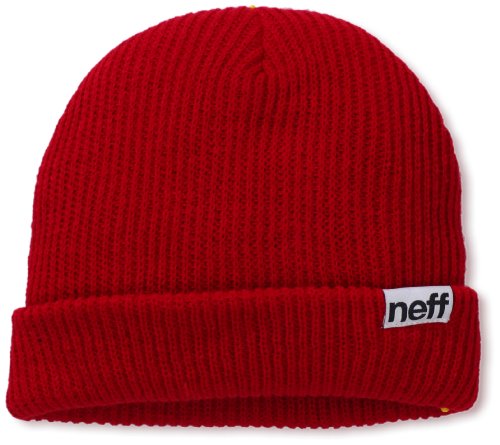 NEFF Men’s Fold Beanie, Red, One Size | The Storepaperoomates Retail Market - Fast Affordable Shopping