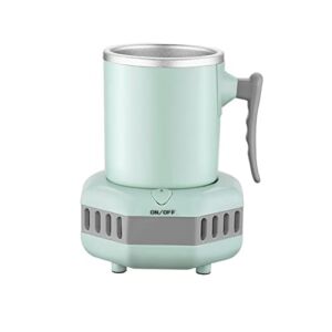 SHENGYI Portable Quick Cooling Cup Mini Fridge, Cooling Beverage Cup for Summer,Cola Drink Machine Green Plug