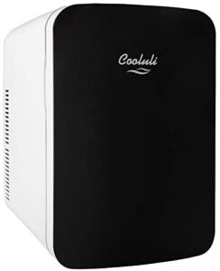 Cooluli Infinity 15-liter Compact Cooler/Warmer Mini Fridge for Cars, Road Trips, Homes, Offices, and Dorms (15 Liter, Black)