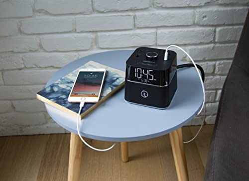 Brandstand | CubieBlue | User Friendly & Convenient Alarm Clock Charger | 2 USB Ports | 2 Tamper Resistant Sockets | Brandstand Bluetooth Speaker | The Storepaperoomates Retail Market - Fast Affordable Shopping