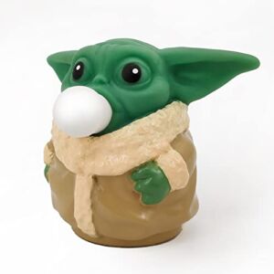 Baby Yoda Spit Bubbles Squeeze Toys for Kids Anti-Anxiety Stress Relief Toys Baby Yoda Pop It Fidget Toys Baby Yoda Gifts for Children and Adults