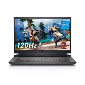 Dell G15 5520 Gaming Laptop – 15.6-inch FHD 120Hz Display, Core i5-12500H, 8GB DDR5 RAM, 512GB SSD, NVIDIA RTX 3050 4GB GDDR6, Intel Wi-Fi 6, Windows 11 Home – Dark Shadow Grey