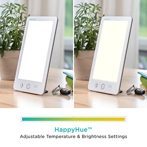Verilux® HappyLight® Touch Plus – UV-Free LED Bright White Light Therapy Lamp with 10,000 Lux, Adjustable Brightness, Color, and Countdown Timer | The Storepaperoomates Retail Market - Fast Affordable Shopping