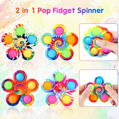 GOHEYI 20 Pack Fidget Spinners Pop Toys for Kids,Halloween Goodie Bags Stuffers Return Gifts Birthday,Sensory Toys Halloween Party Supplies Mini Fidget Spinners Bulk for Kids | The Storepaperoomates Retail Market - Fast Affordable Shopping