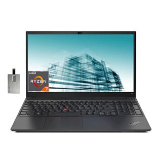 2022 Newest Lenovo ThinkPad High Performance E15 15.6″ FHD Business Laptop, AMD Ryzen 7 5700U (>i7-1165G7), 32GB RAM, 1TB PCIe SSD, AMD Radeon Graphics, WiFi 6, Win 10 Pro, 32GB USB Card,Black