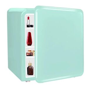 Mini Fridge 50 Liter Skincare Fridge Beauty Small Compact Refrigerator Portable Beer Fridge Low Noise Cooler and Warmer with AC/DC Power for Bedroom, Dorm, Cars, Office